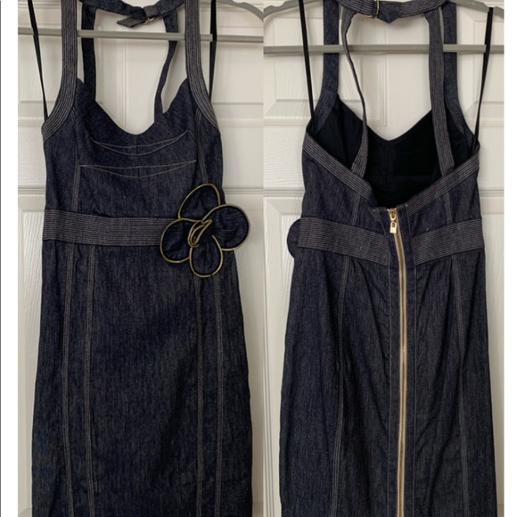 Bebe stretch Denim dress - Picture 2 of 2